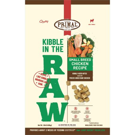 Kibble in the Raw Chicken Recipe Small Breed Adult Dog Food