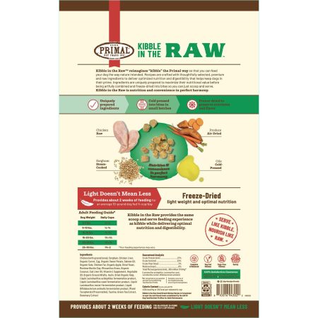 Kibble in the Raw Chicken Recipe Small Breed Adult Dog Food