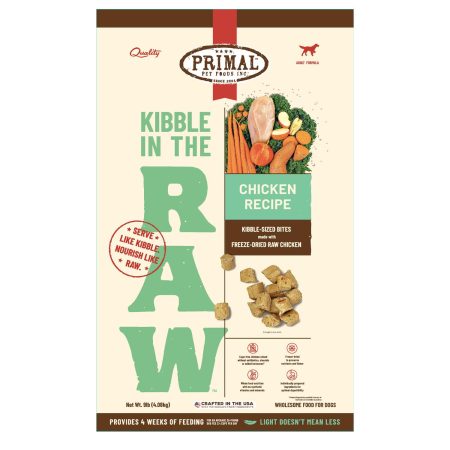 Kibble in the Raw Chicken Recipe Adult Dog Food