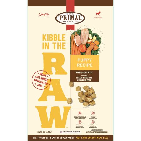 Kibble in the Raw Recipe Puppy Dog Food