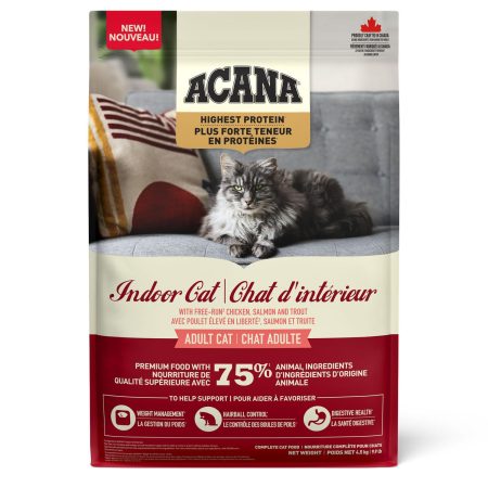 Highest Protein Indoor Cat Chicken, Salmon & Trout Adult Cat Food