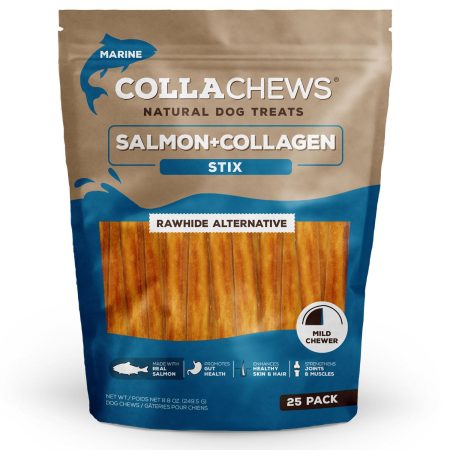 Salmon Collagen 5in Sticks Dog Treats