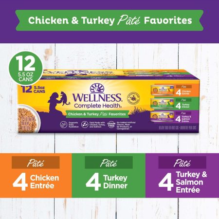 Complete Health Chicken & Turkey Pate Favorites Variety Pack Cat Food