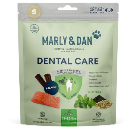 Dental Care Salmon Sticks Small Dog Treats