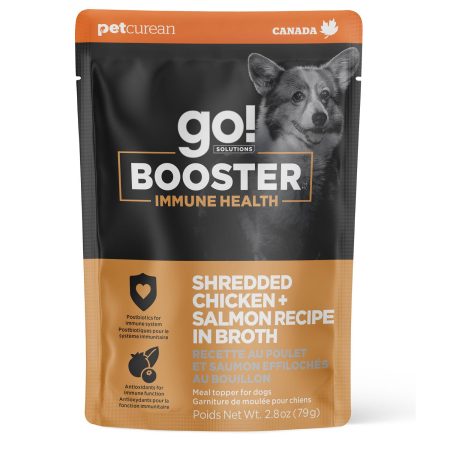 Booster Immune Health Shredded Chicken + Salmon Recipe Dog Food