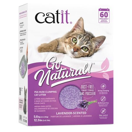 Go Natural Lavender-Scented Clumping Cat Litter