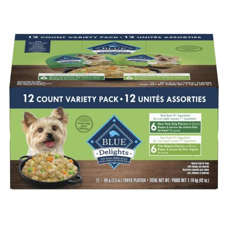 Delights Variety Pack Small Breed Adult Dog Foodn