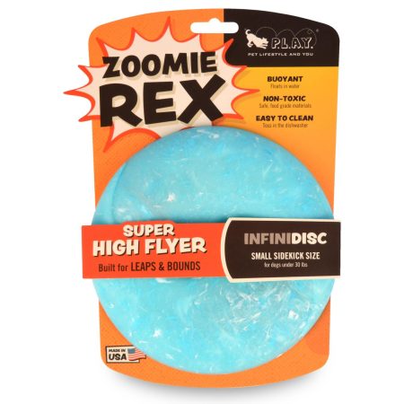 ZoomieRex InfiniDisc Blue Dog Toy