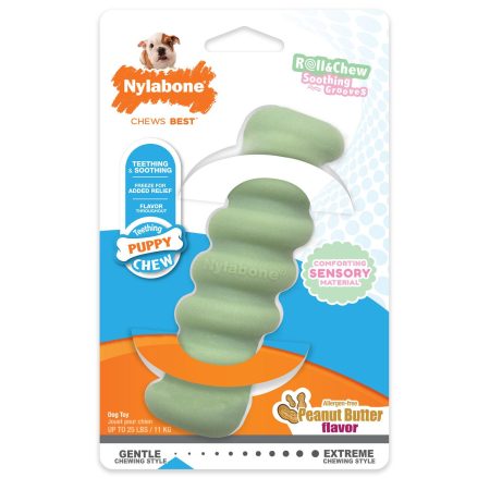 Puppy Chew Peanut Butter Flavour Teething Dog Toy