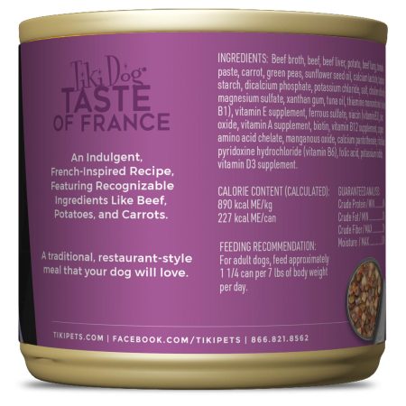 Taste of the World France Grain Free Beef, Potatoes & Carrots Burgundy Recipe Adult Dog Food