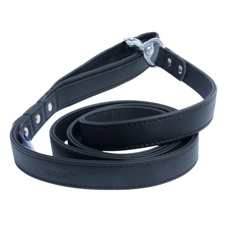 Aspen Leather Leash - Black