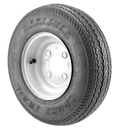 Carlisle 8-in Utility Trailer Tire Assemblies, 480X8-C4