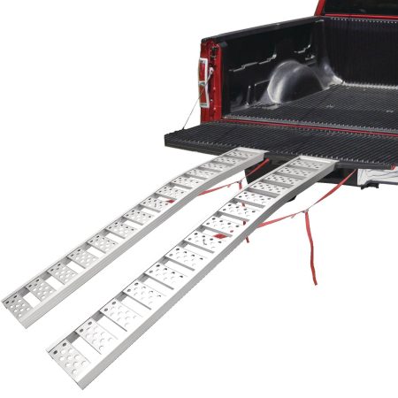 UTV/ATV Loading Aluminum Ramps Pair w/ Adjustable Straps, 90 x 12-in, 2-pc