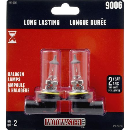 9006 MotoMaster Long Lasting Halogen Bulb, 2-pk