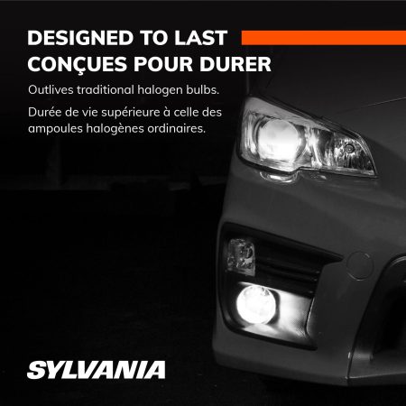 9145/9140 Sylvania ZEVO® LED Fog Lights, 6000k Cool White Light, 2-pk