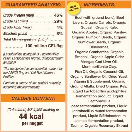 Freeze-Dried Nuggets Beef Formula Dog Food