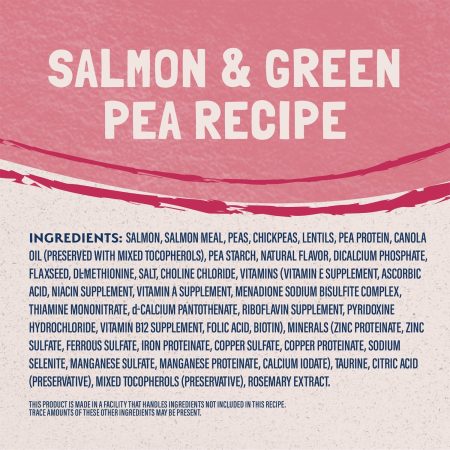 Limited Ingredient Green Pea & Salmon Formula Adult Cat Food