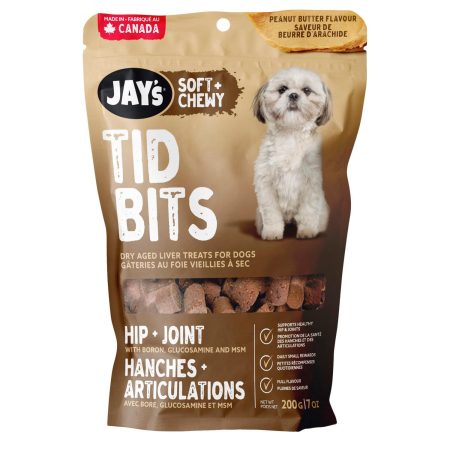 Tid Bits Hip & Joint Peanut Butter Flavour Dog Treats