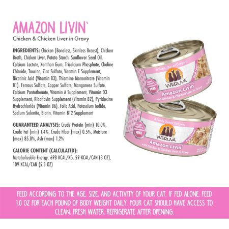 Amazon Livin with Chicken & Chicken Liver Cat Food