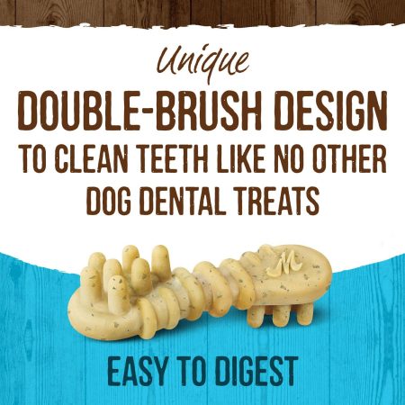 Fresh Kisses Double-Brush Real Mint X-Small Breed Dog Treats