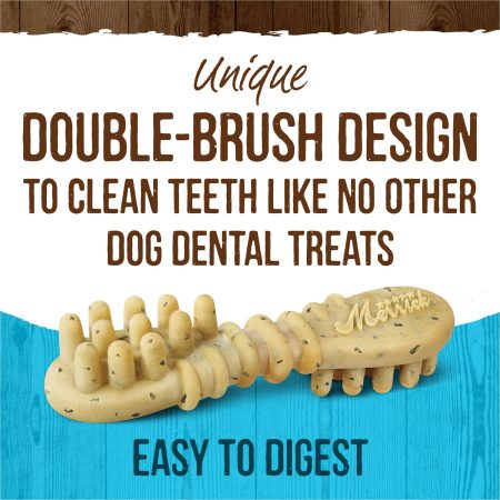 Fresh Kisses Double-Brush Real Mint Small Breed Dog Treats