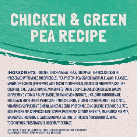 Limited Ingredient Green Pea & Chicken Cat Food