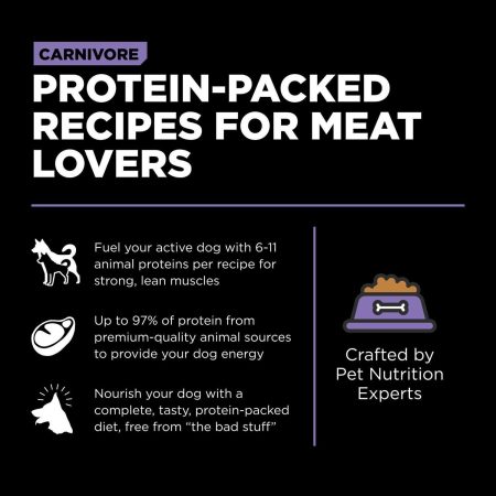 Carnivore Grain-Free Chicken, Turkey + Duck Recipe Senior Dog Food