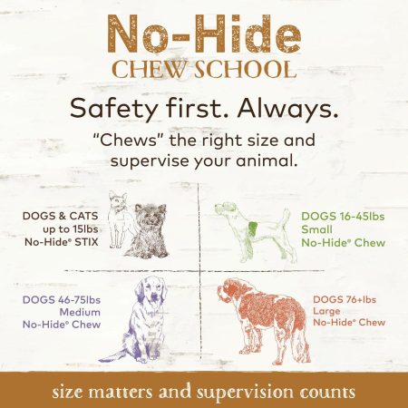 No-Hide Grass-Fed Venison Natural Rawhide Alternative Dog Chew 2 Pack