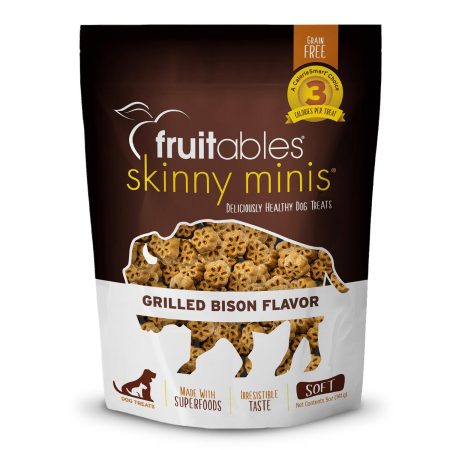 Skinny Minis Soft Grilled Bison Flavour Dog Treats