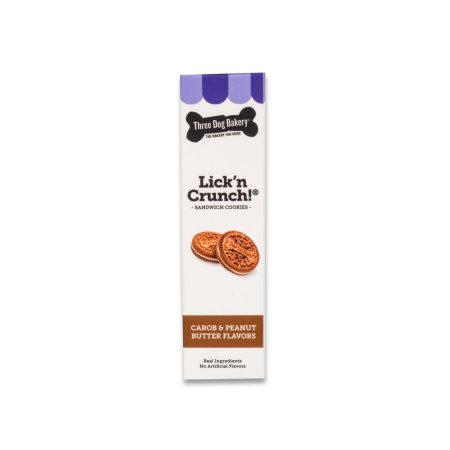 Lick'n Crunch! Carob & Peanut Butter Flavours Dog Treats