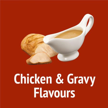 Party Mix Gravy-licious Chicken & Gravy Flavours Crunch Cat Treats