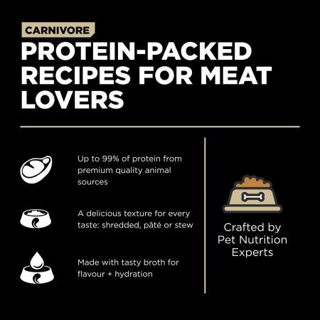 Carnivore Grain-Free Shredded Lamb + Wild Boar Recipe Dog Food