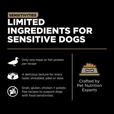 Sensitivities Limited Ingredient Grain-Free Duck Pate Recipe Dog Food