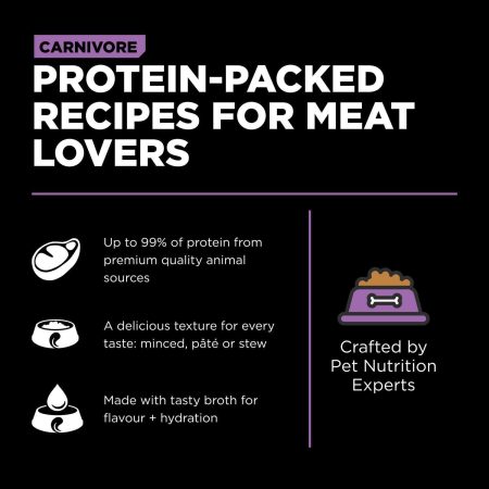 Carnivore Grain-Free Chicken, Turkey + Duck Pate Recipe Cat Food