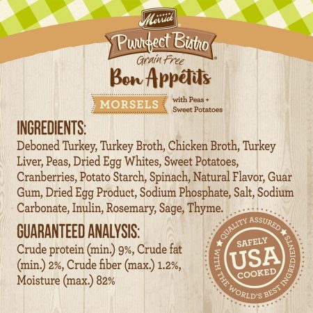 Purrfect Bistro Bon Appetits Morsels Turkey Recipe Cat Food