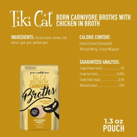 Born Carnivore Broths Chicken Cat Food Topper