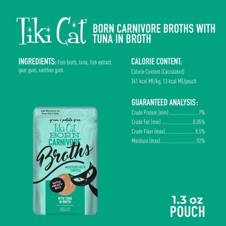 Born Carnivore Broths Tuna Cat Food Topper