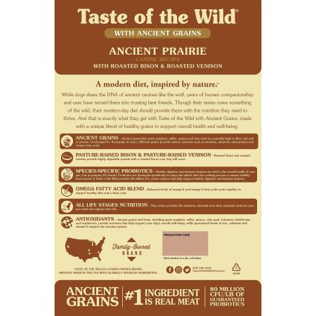 Ancient Prairie with Roasted Bison & Venison Recipe Dog Food