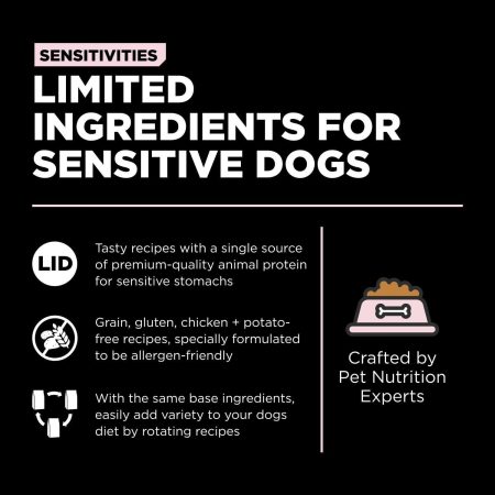 Sensitivities Limited Ingredient Grain-Free Salmon Recipe Small Bite Dog Food