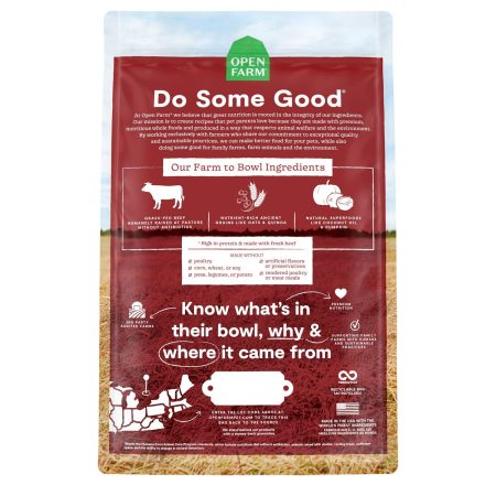 Grass-Fed Beef & Ancient Grains Recipe Dog Food