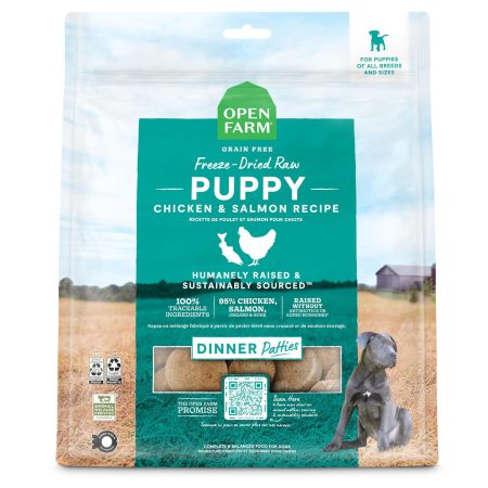 Freeze-Dried Raw Chicken & Salmon Recipe Puppy Dog Food