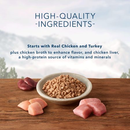 Wilderness Wild Delights Chicken & Turkey Minced Recipe Adult Cat Food