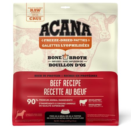 Freeze-Dried Patties Ranch-Raised Beef Recipe Dog Food