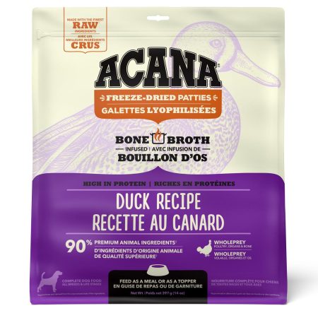 Freeze-Dried Patties Duck Recipe Dog Food