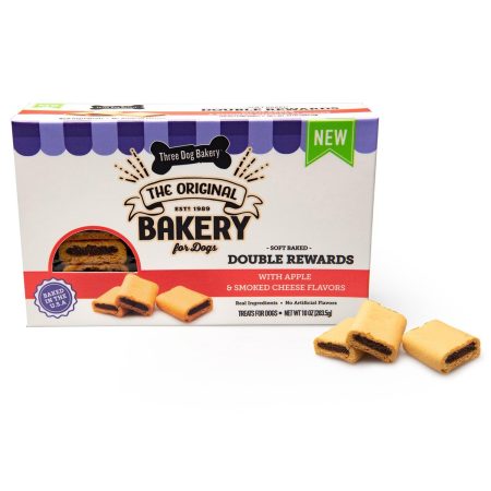 Soft Baked Double Rewards with Apple & Smoked Cheese Flavours Dog Treats