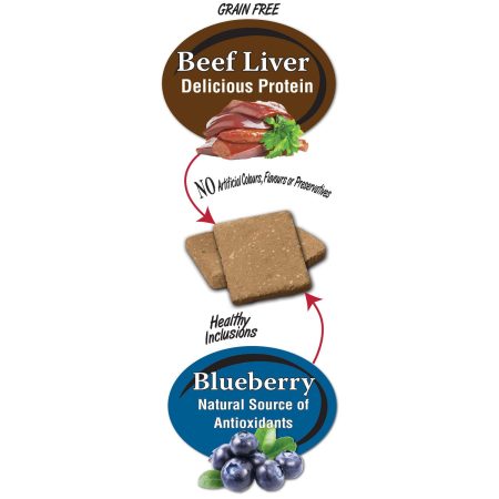 Beef Liver & Blueberry Dog Treats