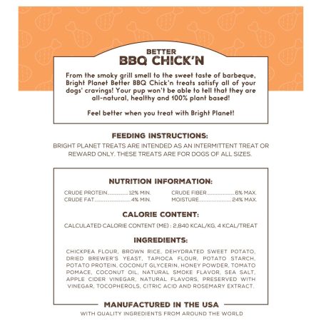 Better BBQ Chick'n Dog Treats