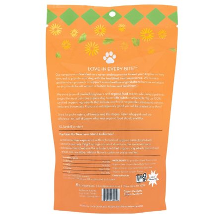 Carrot Pops Organic Dog Treats