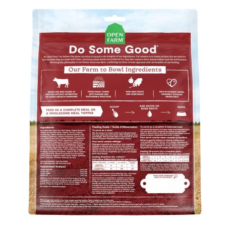 Grass-Fed Beef Recipe Freeze Dried Raw Dog Food