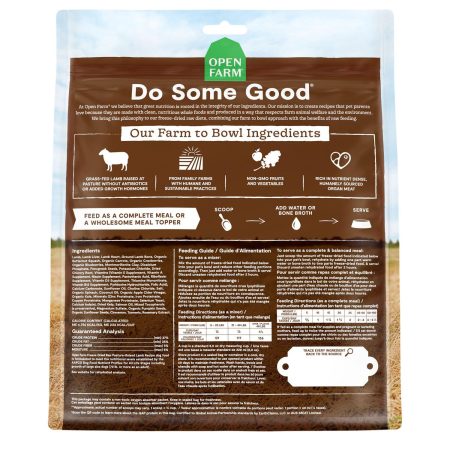 Pasture-Raised Lamb Recipe Freeze Dried Raw Dog Food